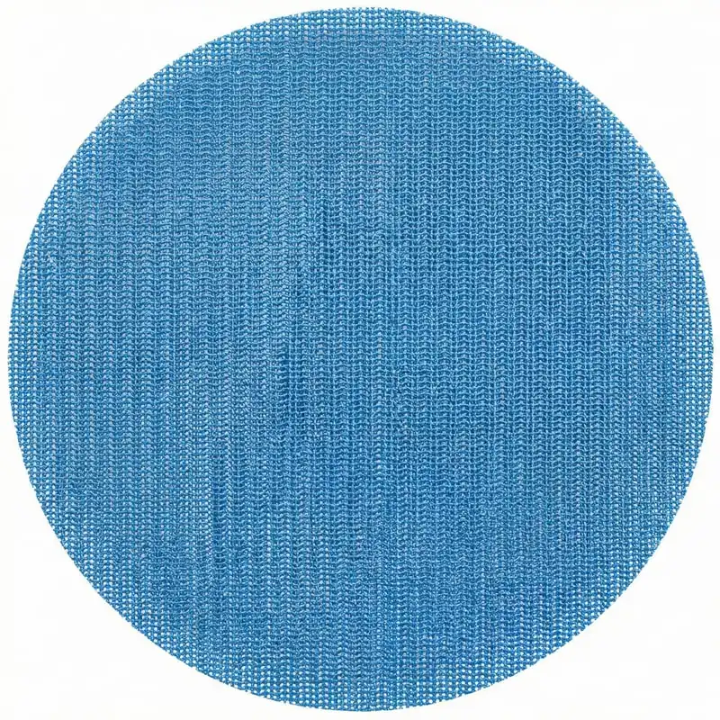 Mesh sanding disc for interior wall finishing