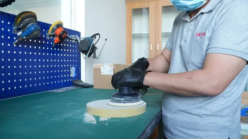 Finished sanding disc verification and testing