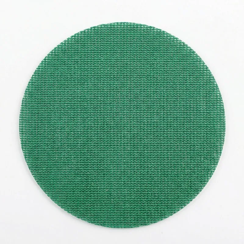 Mesh sanding disc for automotive refinishing