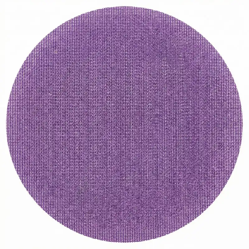 Mesh sanding disc for precision metal surfaces