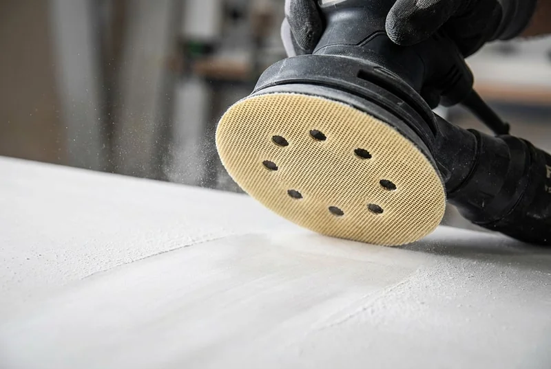 Drywall and composite material sanding