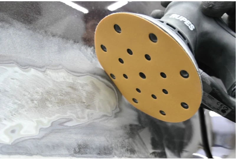 Metal surface sanding and finishing applications