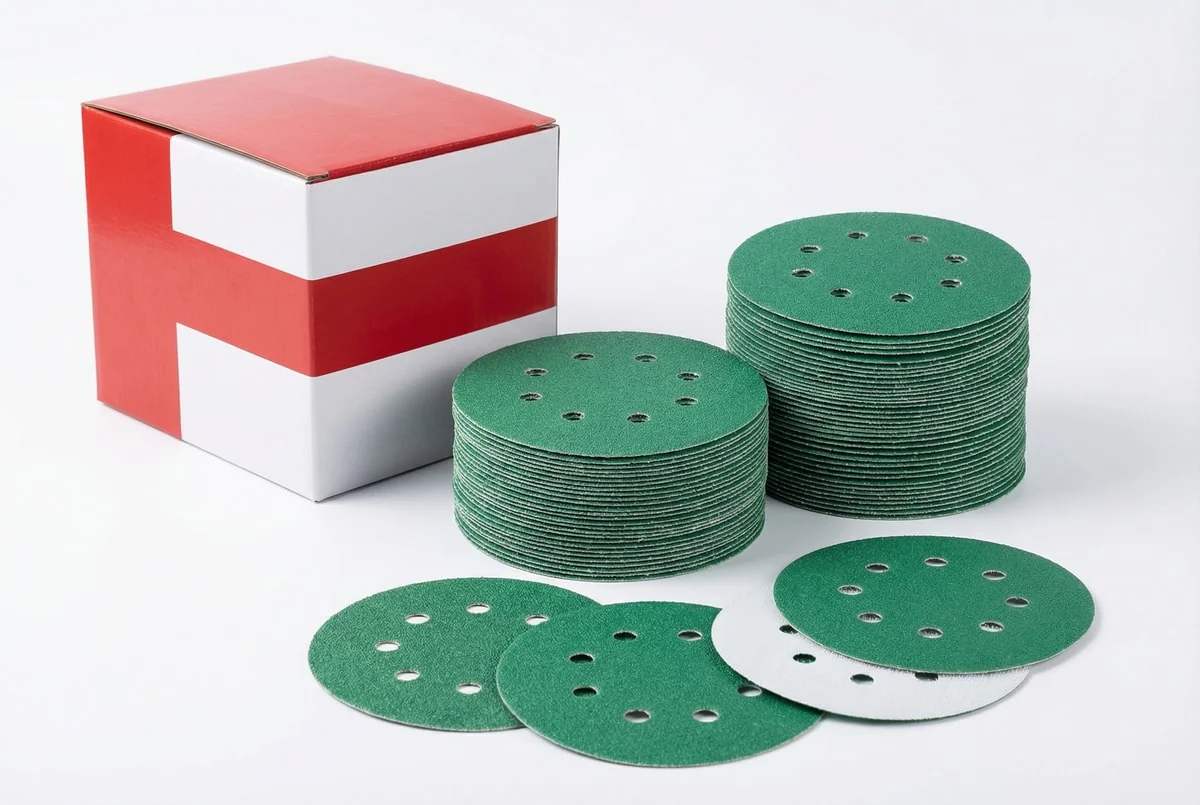 Private label packaging and branding for sanding discs