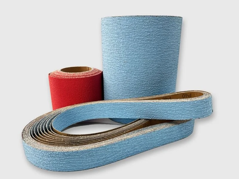 Cloth abrasive belts for industrial metal grinding and fabrication