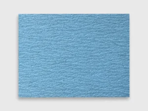 Blue zirconia sanding disc product image, 6-inch diameter, 80 grit, e-commerce ready white background photo