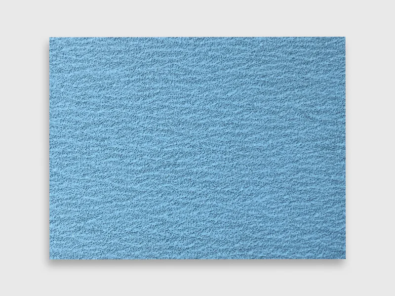 Blue zirconia sanding disc product image, 6-inch diameter, 80 grit, e-commerce ready white background photo