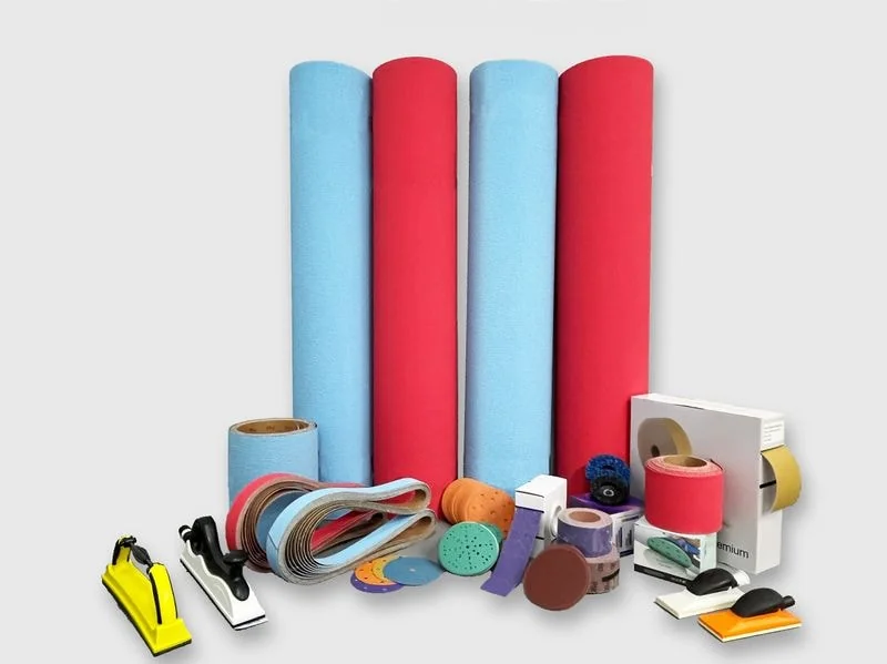 Cloth-backed abrasives manufacturing - heavy-duty sanding belts and flap discs for metal grinding and industrial applications