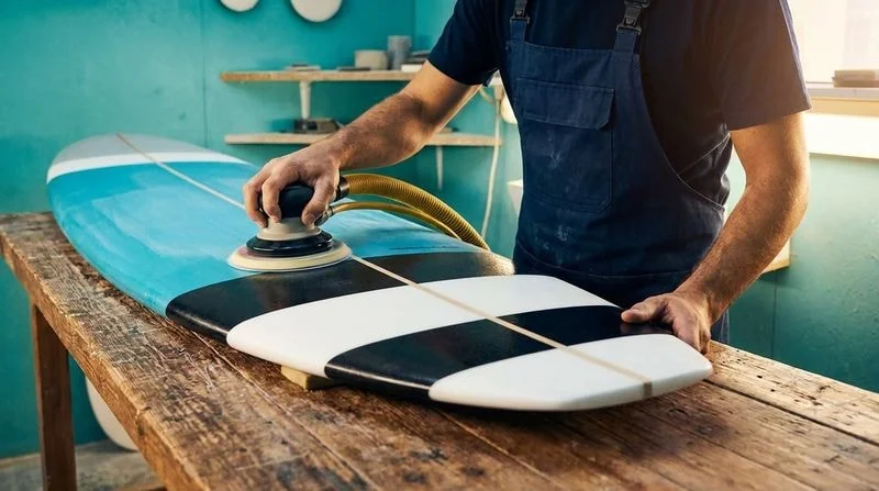 Fiberglass composite sanding