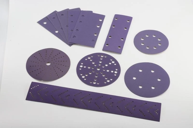 Custom die-cut film abrasives for OEM and automated sanding applications