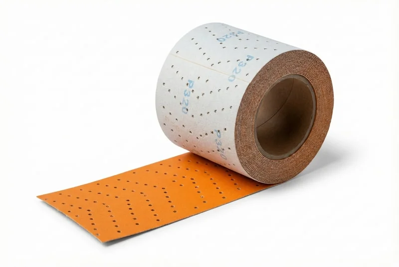 Hand sanding abrasive rolls for manual sanding, maintenance, and on-site surface preparation