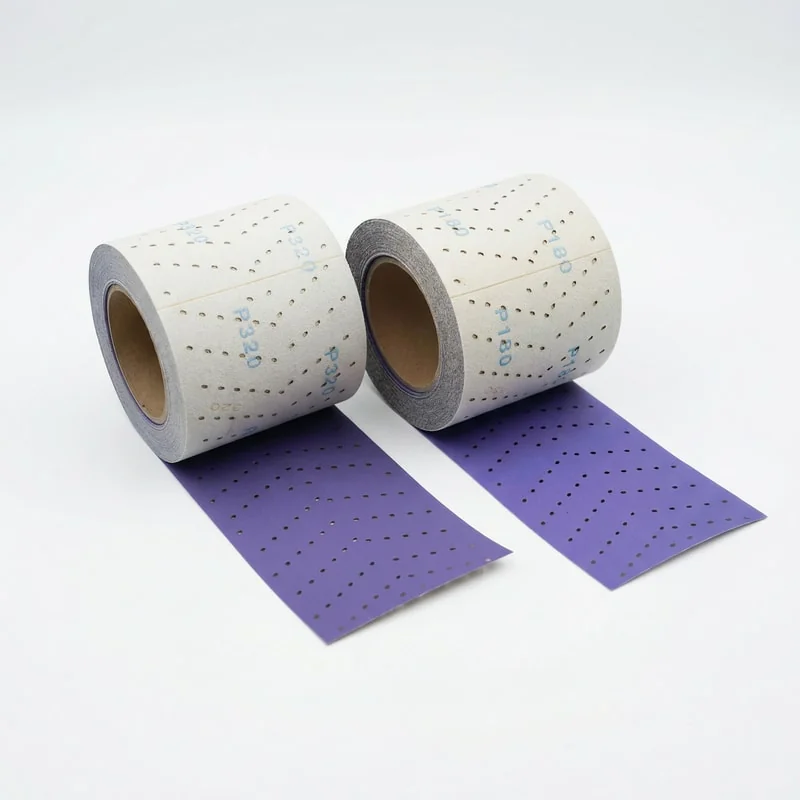 Abrasive rolls manufacturing - jumbo rolls and slit rolls for conversion, hand sanding, and industrial surface preparation