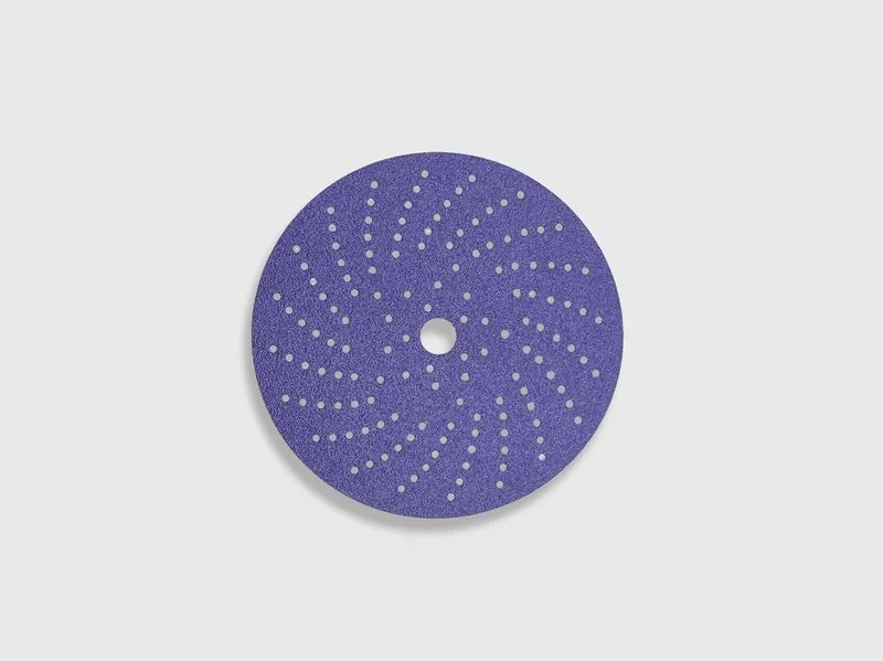 Film sanding discs for automotive refinishing and machine sanding