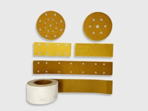 Gold Aluminum Oxide Paper Jumbo Roll sanding-disc white background product image