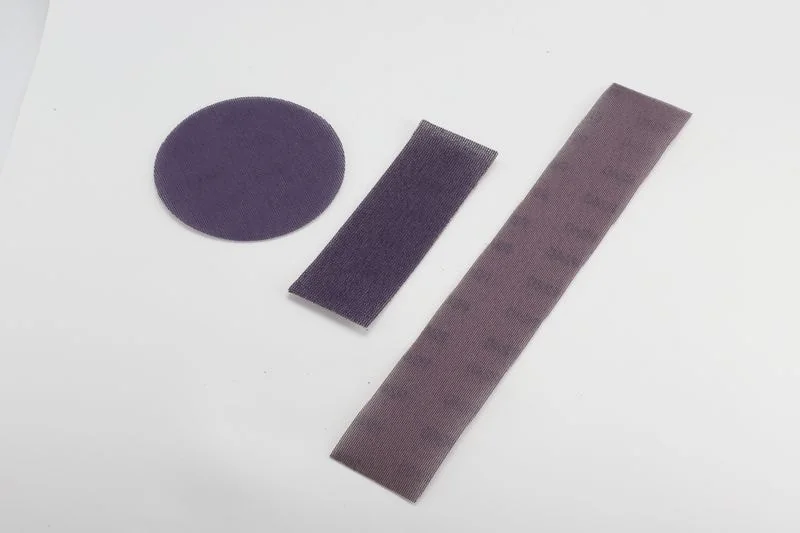 Mesh long sheets for hand sanding and detail finishing work