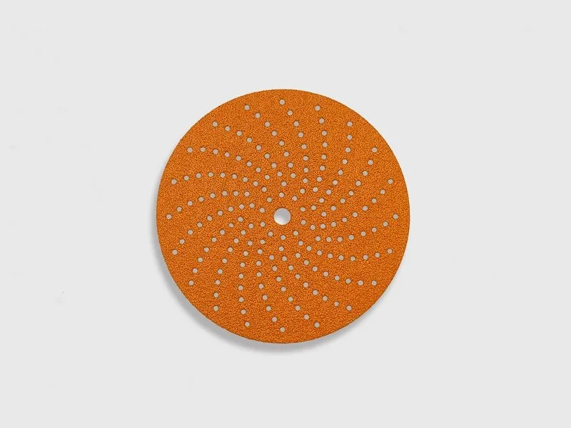 Paper sanding disc abrasive detail
