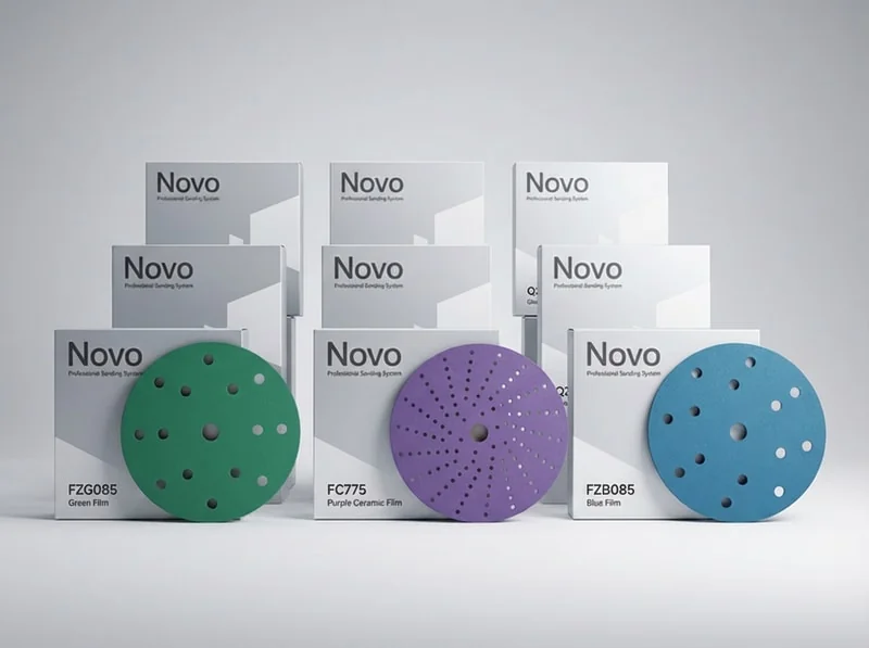 Custom sanding disc samples for OEM and private label programs