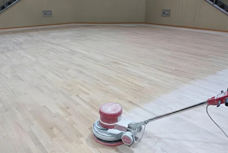 Dust-sensitive sanding environment
