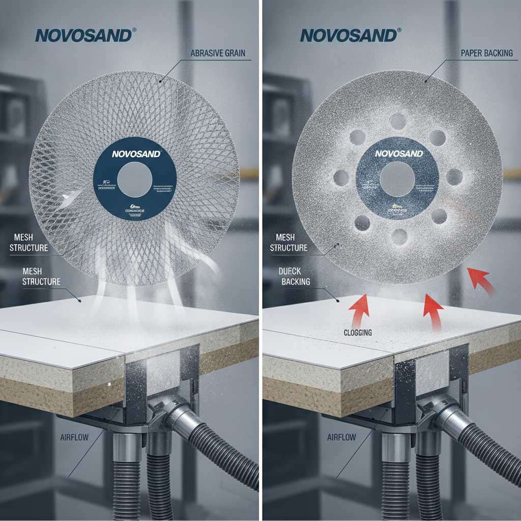 How do mesh discs compare to paper? How do mesh discs compare to paper