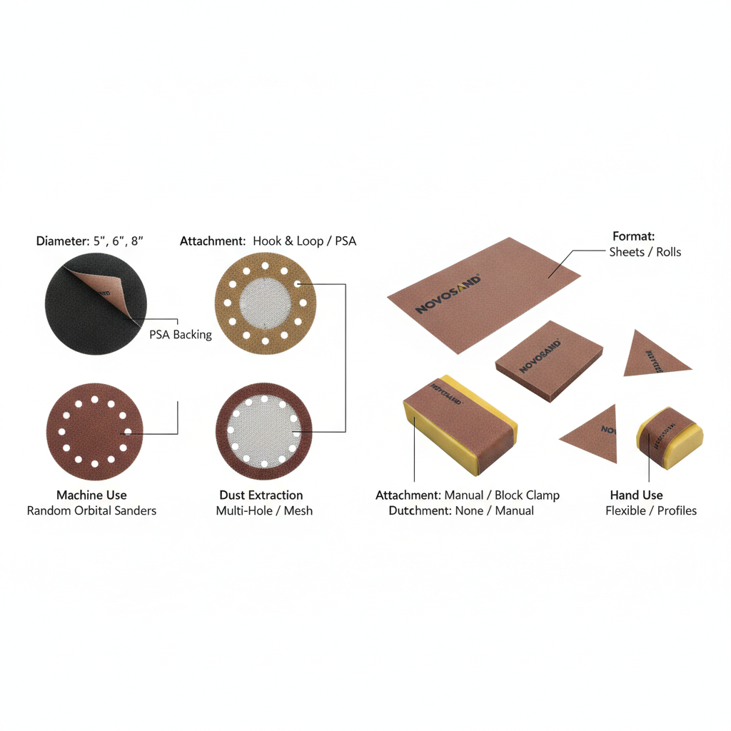 How do sanding discs differ? How do sanding discs differ