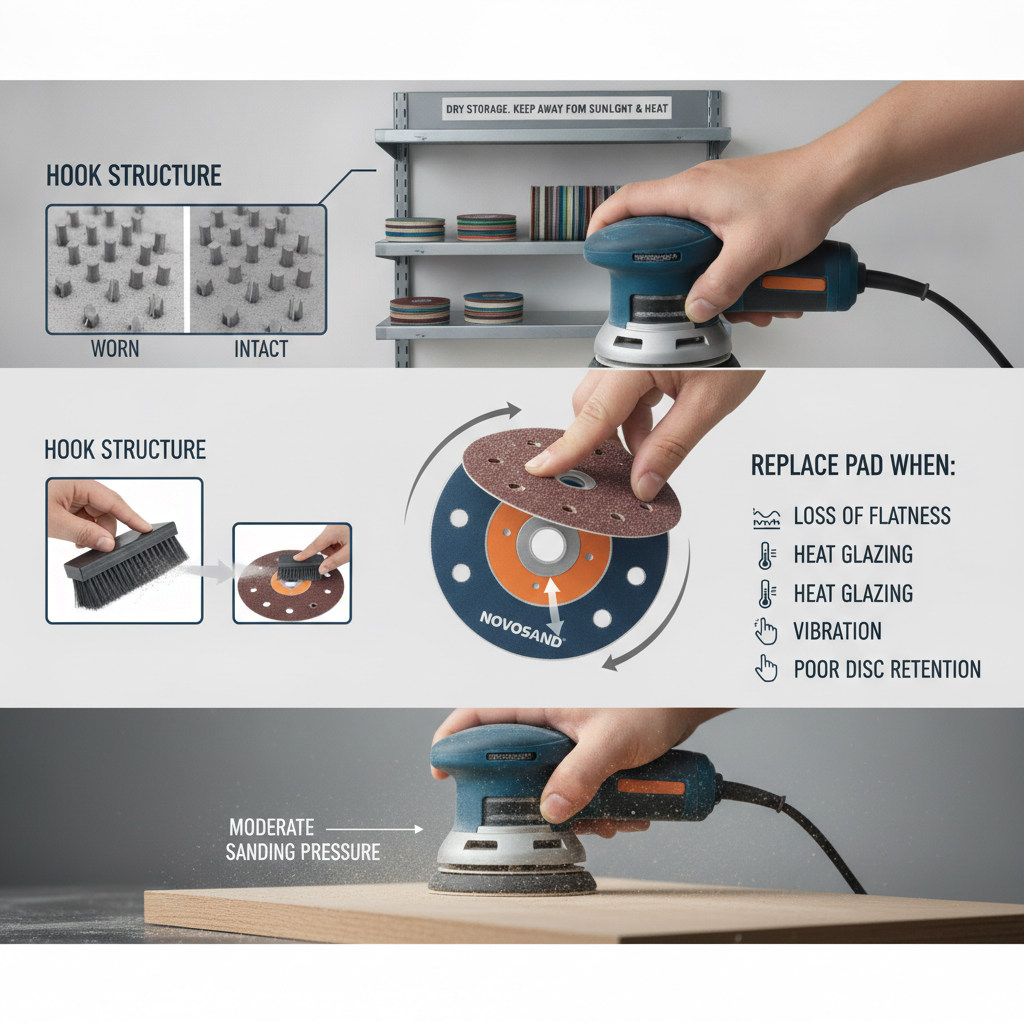 How to maintain hook and loop discs? How to maintain hook and loop discs