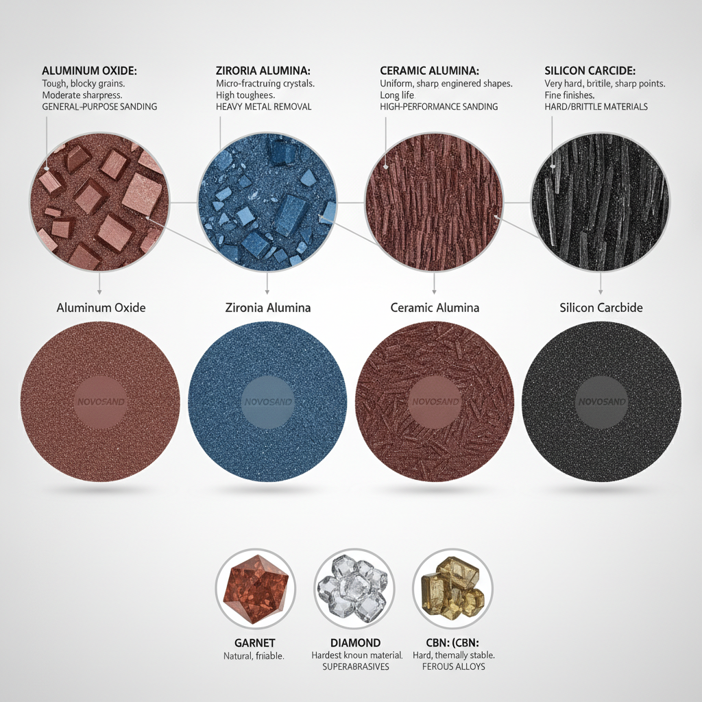 What Abrasive Grains Are Sanding Discs Made Of? What Abrasive Grains Are Sanding Discs Made Of