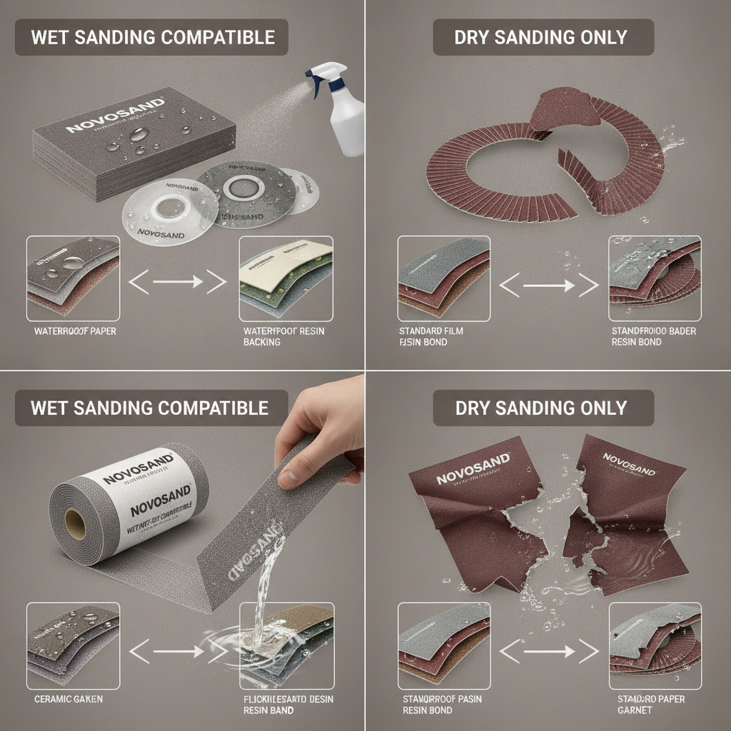Which abrasives can be wet sanded? Which abrasives can be wet sanded