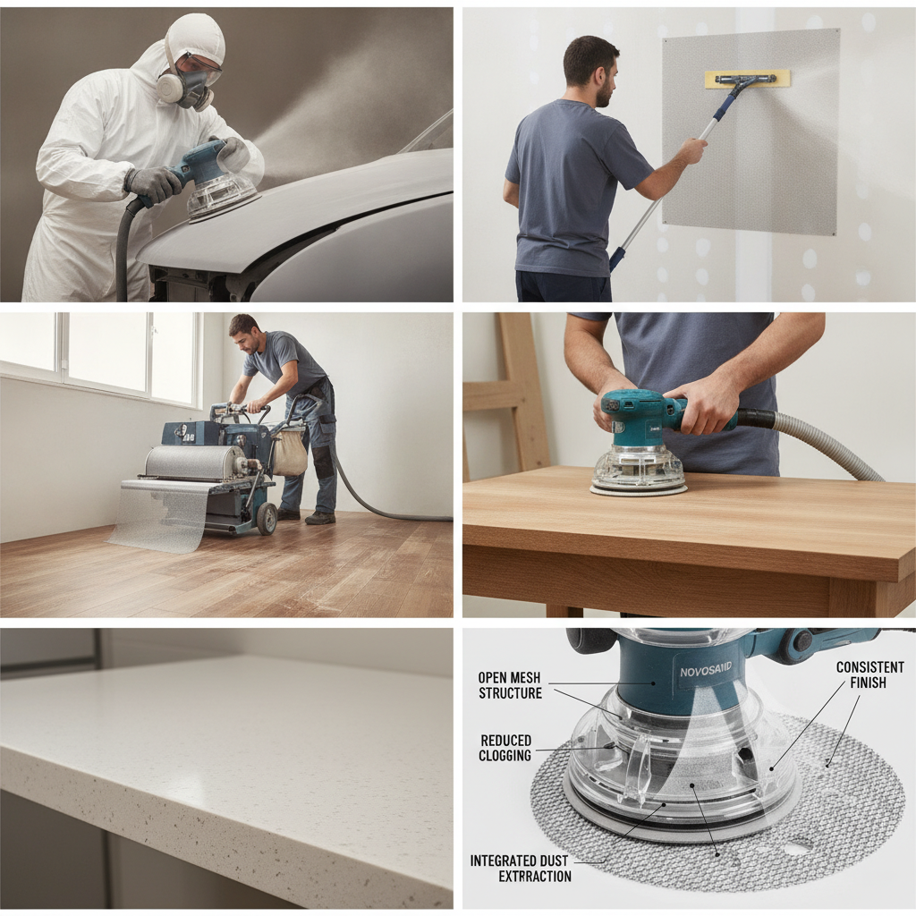 Which applications suit mesh sanding discs? Which applications suit mesh sanding discs