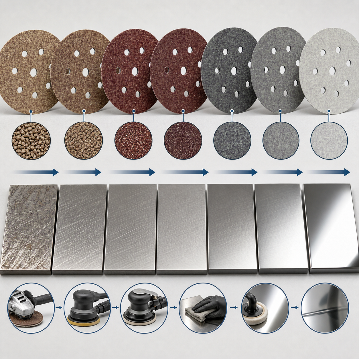 Which Grit Range Fits Finish Targets? Which Grit Range Fits Finish Targets
