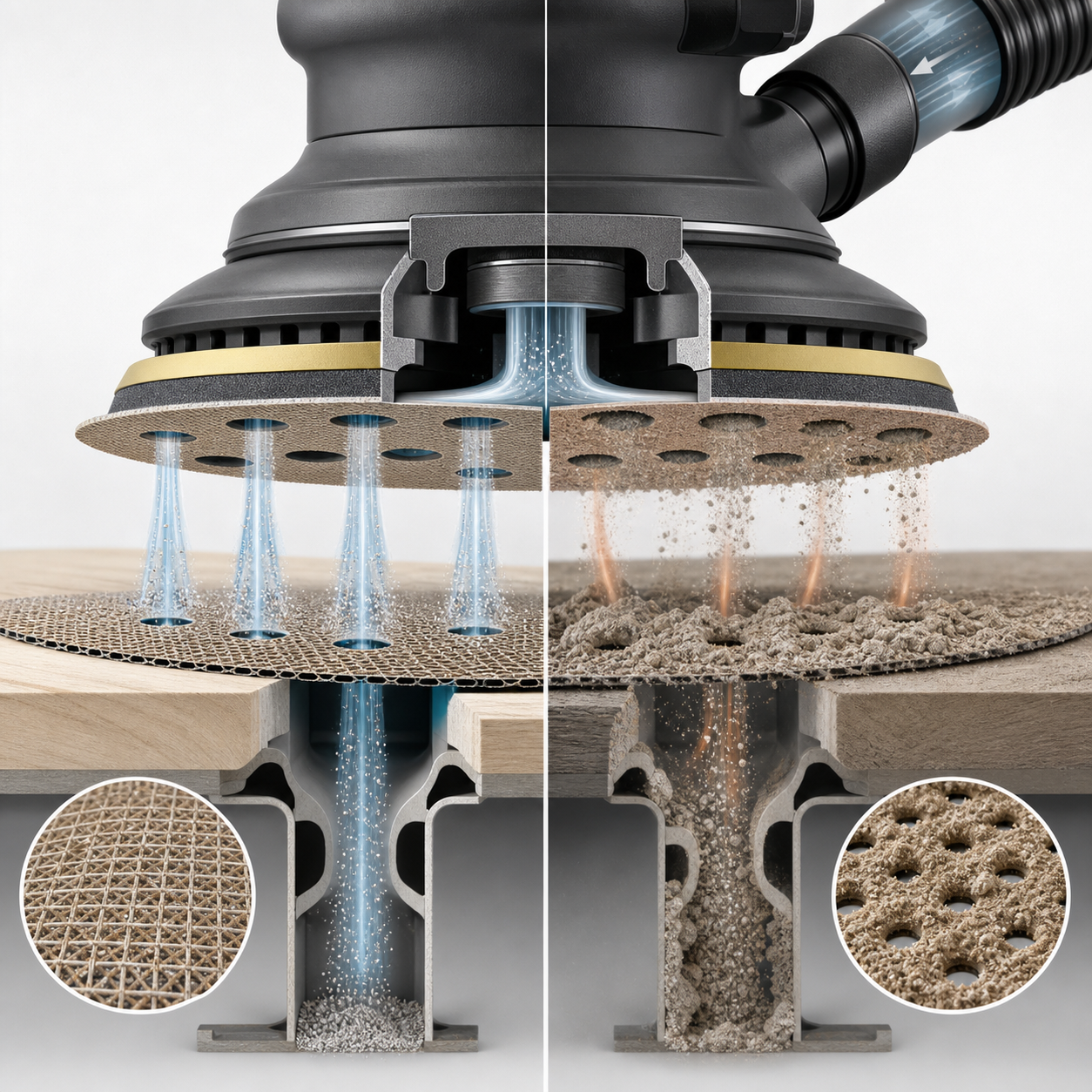 How Should Sanding Disc Dust Extraction Work? How Should Sanding Disc Dust Extraction Work